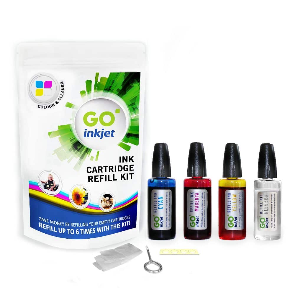 Refill Universal Colour Ink Cartridge Refill Kit with Cleaner