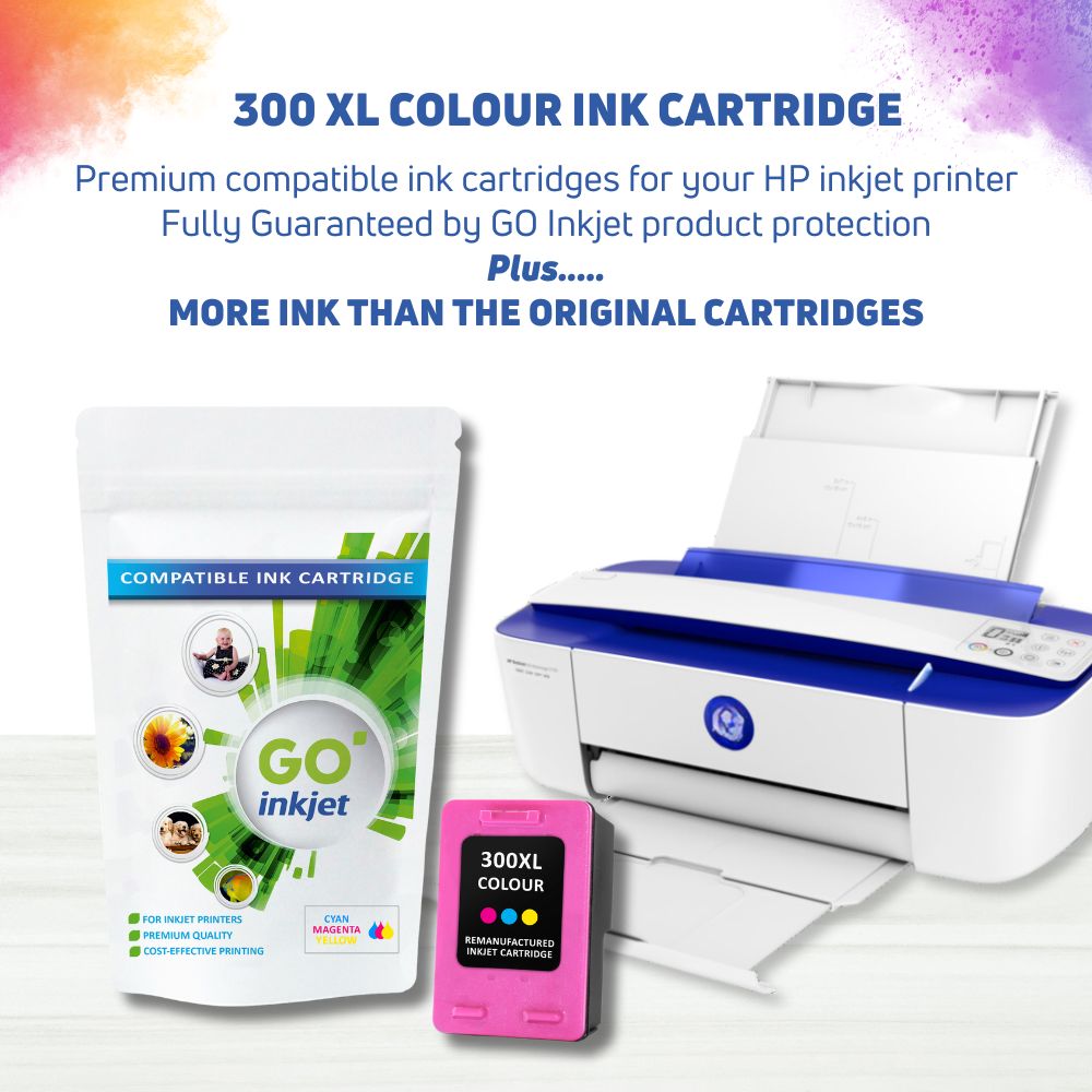 HP 300 XL Colour Ink Cartridge for HP Inkjet Printer