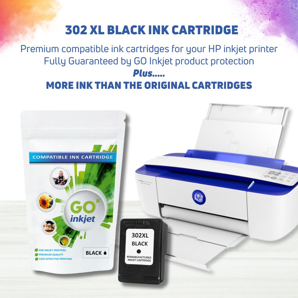 Compatible HP 302XL Black Ink Cartridge