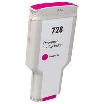 Cartouche d'encre magenta haute capacité compatible HP 728