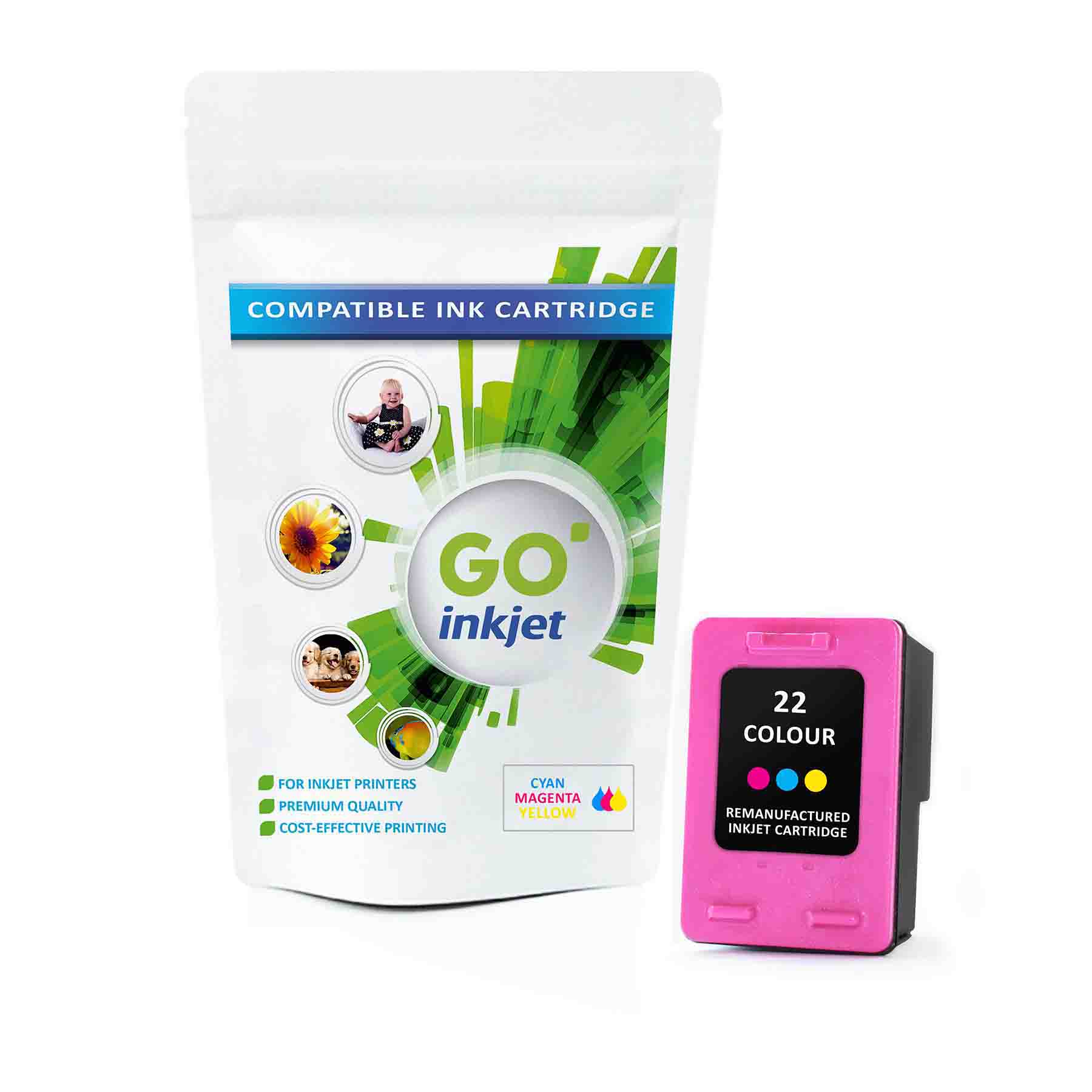 Compatible HP 22XL Colour Ink Cartridge