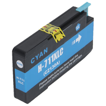 Compatible HP 711 Cyan Pigmented Ink Cartridge