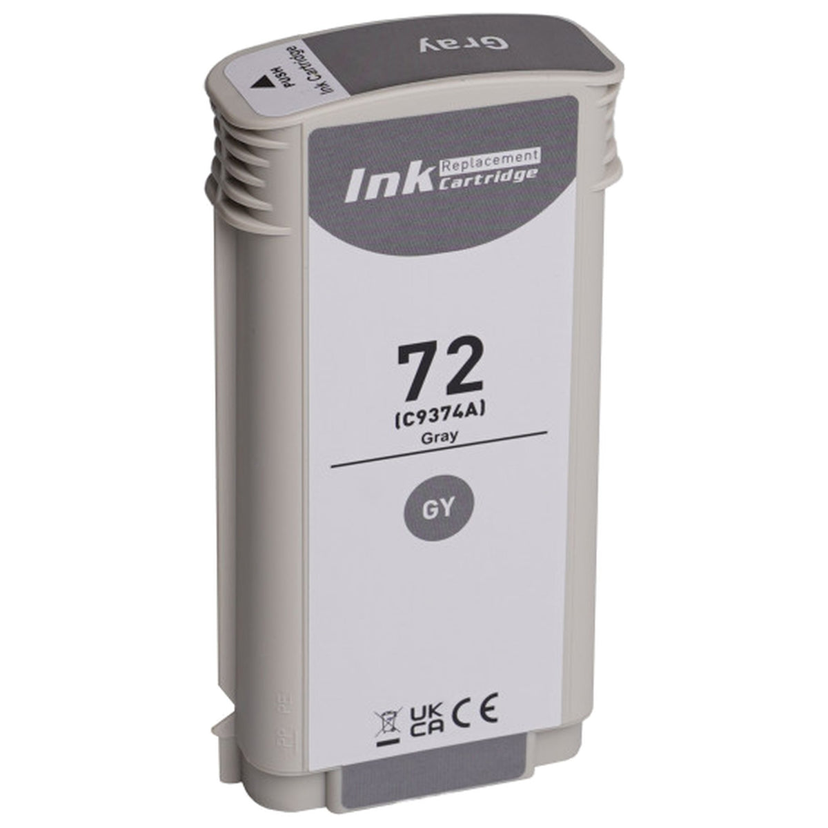Cartouche d'encre grise HP 72 compatible