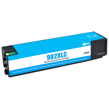 Kompatible HP 982X Cyan Tintenpatrone mit hoher Reichweite