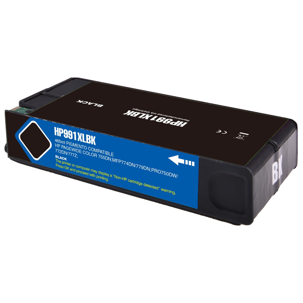 Cartuccia d'inchiostro nero ad alta resa HP 991X compatibile