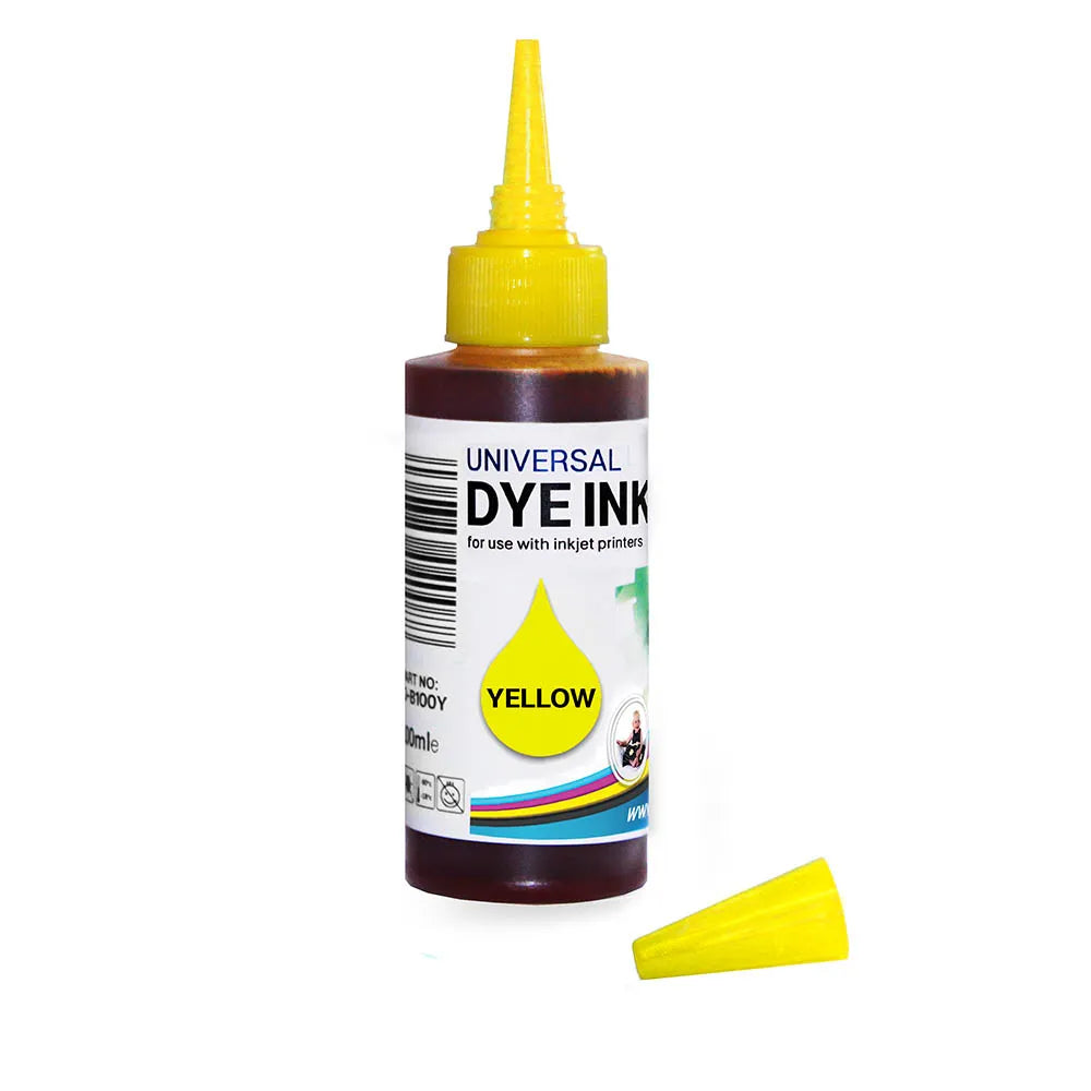 Yellow Printer Ink Refill Bottle 100ml