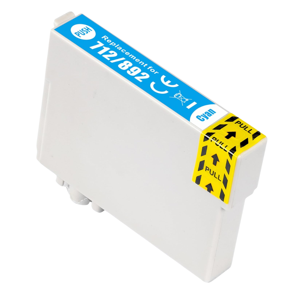 Compatible Epson T0712 Cyan Ink Cartridge