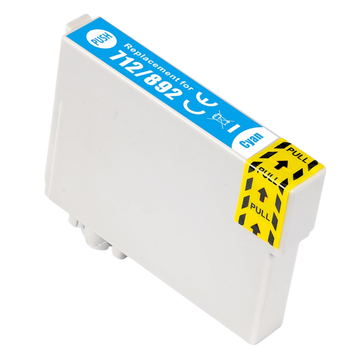 Compatible Epson T0712 Cyan Ink Cartridge