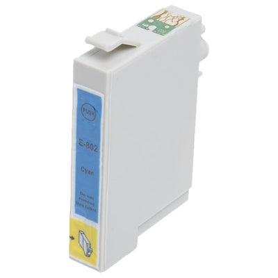 Compatible Epson T0802 Cyan Ink Cartridge