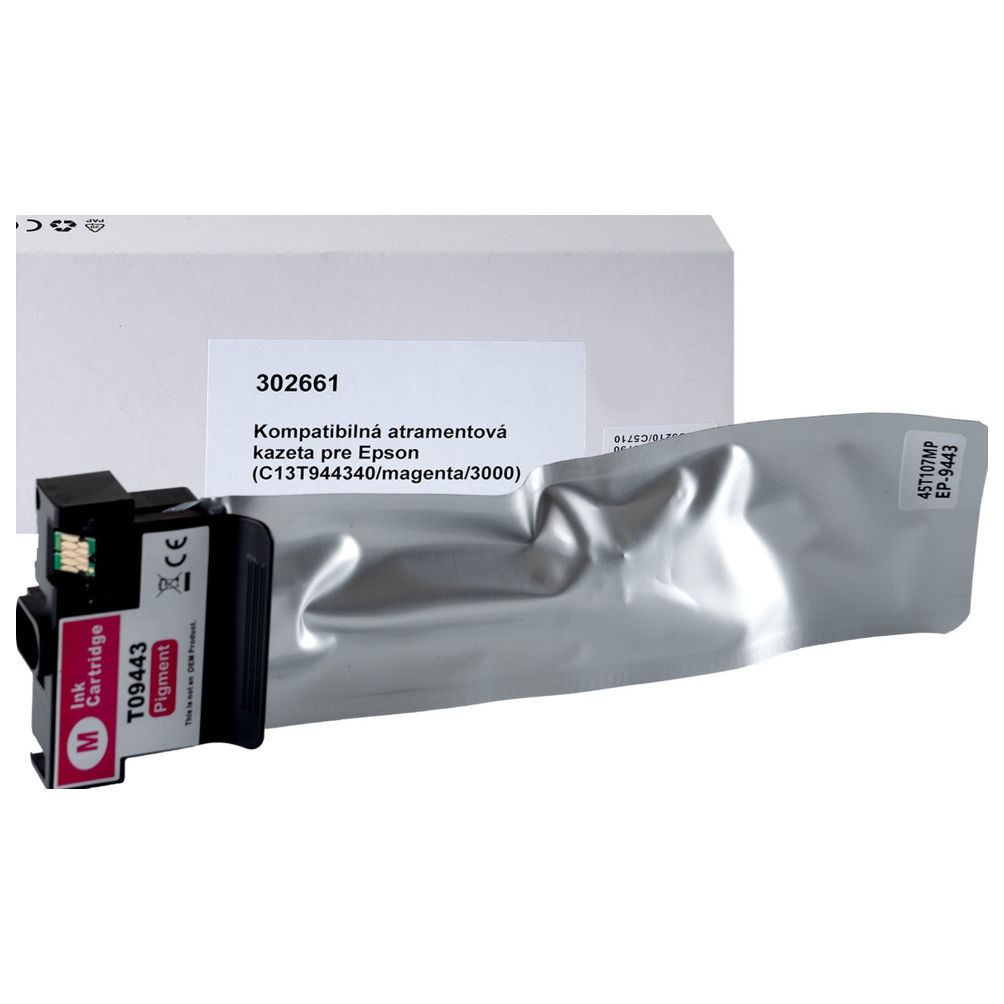 Compatible Epson T9443 Magenta Ink Cartridge